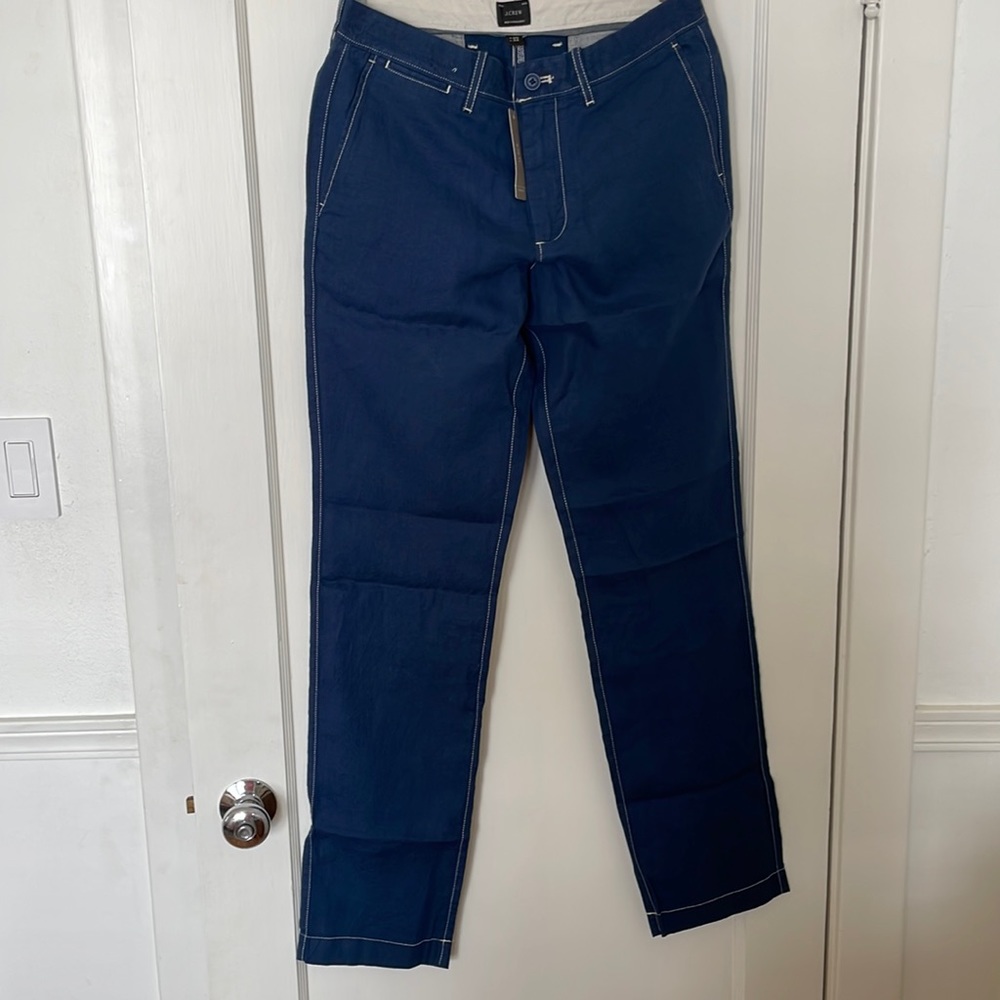 J.crew 100%linen pants